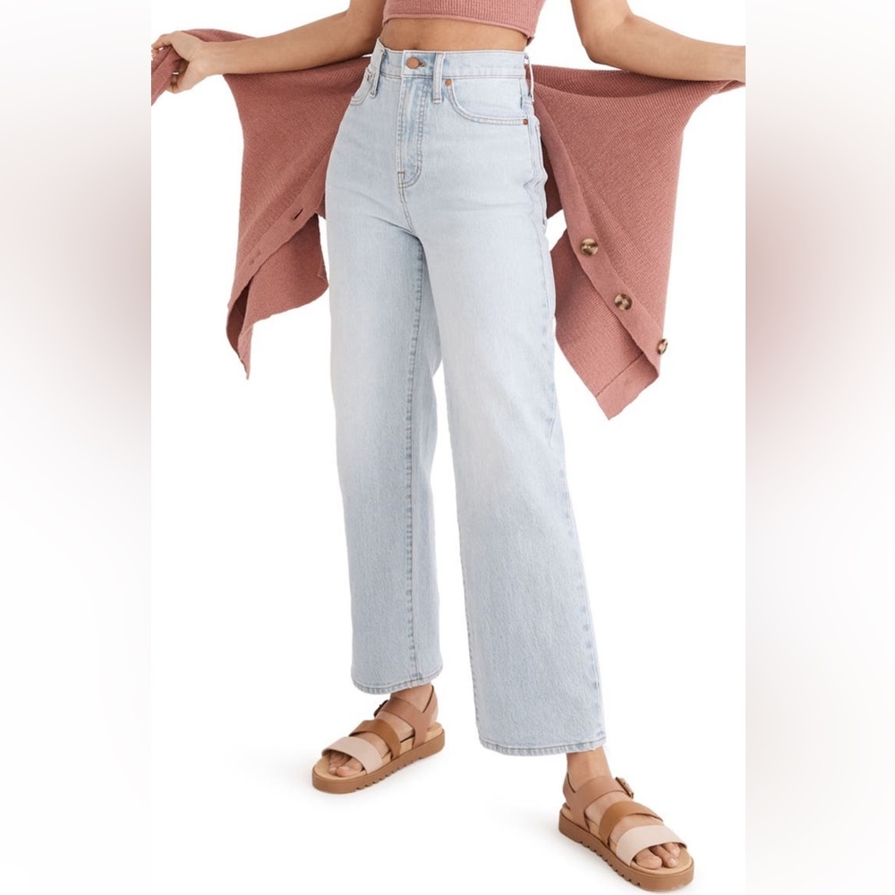 Madewell The Perfect Vintage Wide Leg Crop Jean